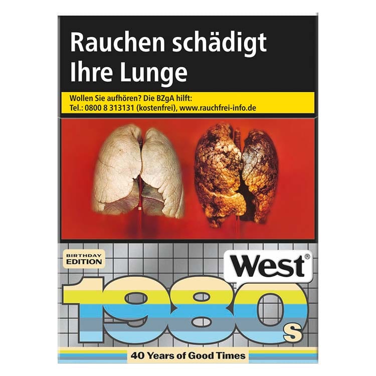 WEST Zigaretten Silver (10x20) SW13282