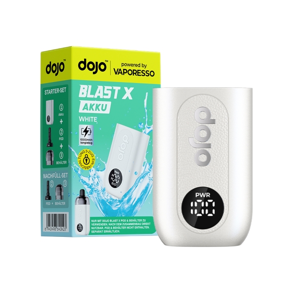 E-Zigarette Akkuträger DOJO Blast X 1000mAh White