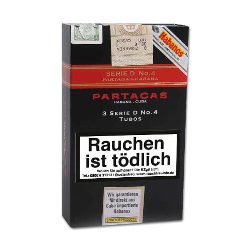 Partagas Serie D No.4 Tubos 3 Zigarren 66141