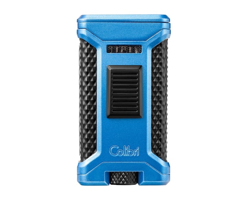 COLIBRI Zigarrenfeuerzeug "Ascari" blau/schwarz 295335