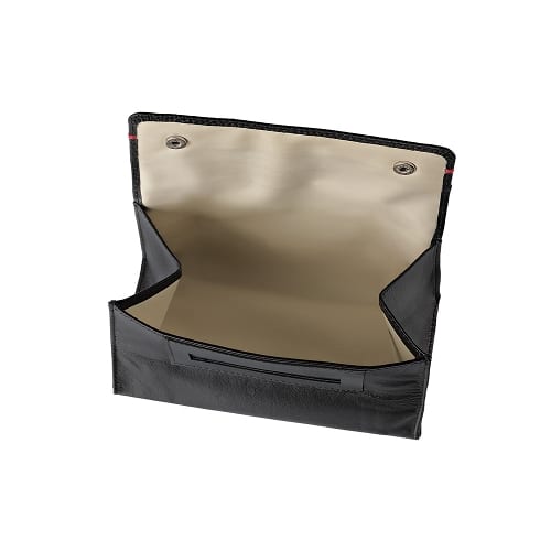 Feinschnitt-Tasche ZIPPO Nappa Leder schwarz 15 x 8 x 2,5 cm 2006060 45997