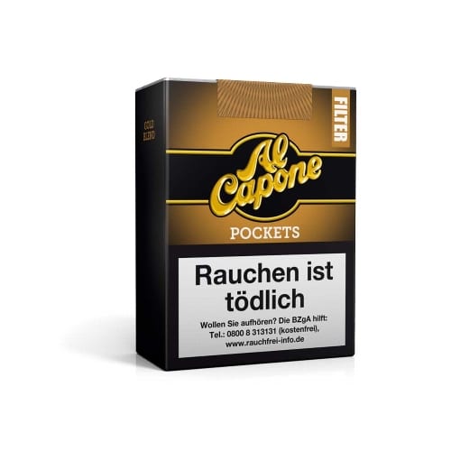 Al Capone Pockets Gold Filter 18 Zigarillos 84127