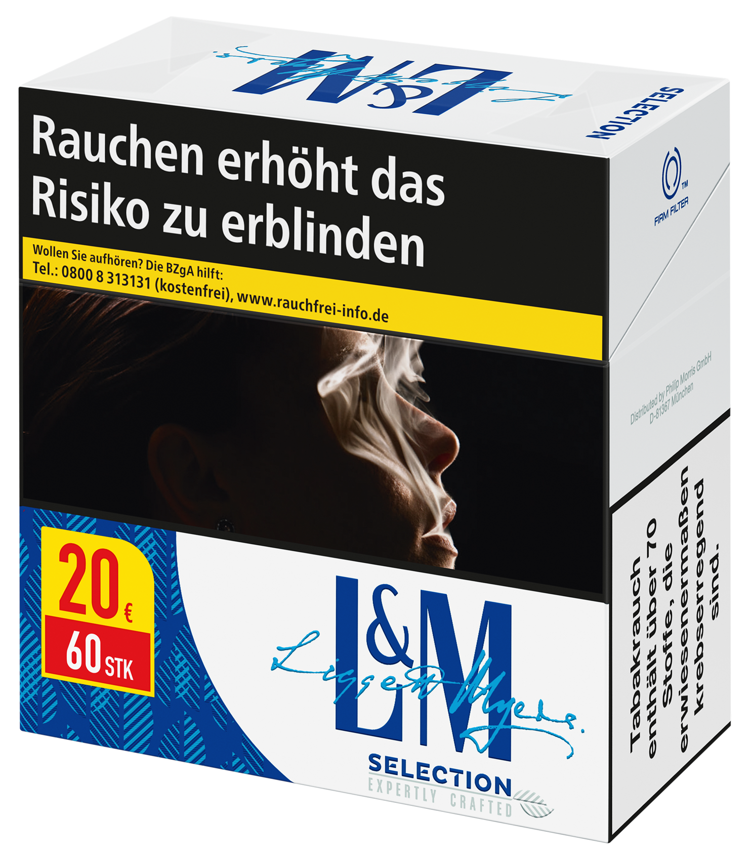 L&M Zigaretten Selection Blue 20 €