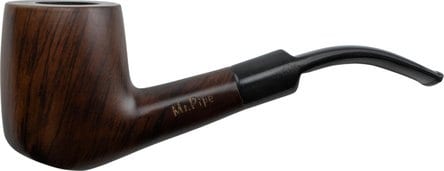 Pfeife "Mr.Pipe" Poker, Walnussholz braun matt, 9mm 401706