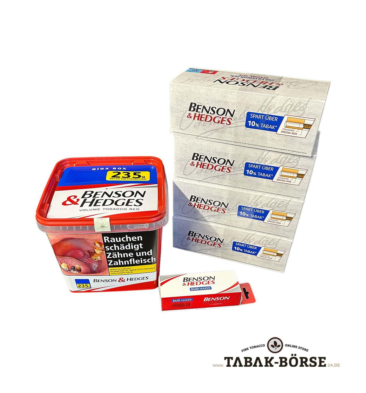 1 x Benson Box 235 Gramm & 1.000 Benson Extra Hülsen & 1 x Benson Duo Maker