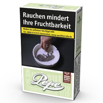 Pepe Fine Green ohne Zusätze 8,50 Euro Zigaretten