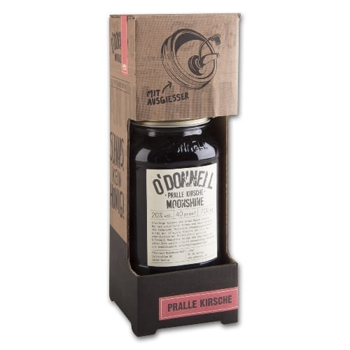 Likör O'DONNELL MOONSHINE Pralle Kische 20% Vol. mit Ausgießer 37514