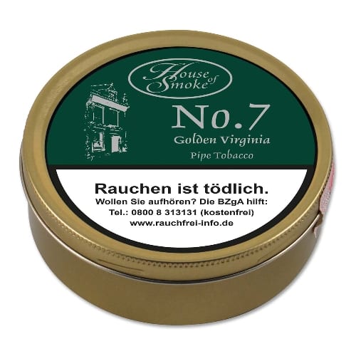Pfeifentabak House of Smoke No.7 Golden Virginia 50 Gramm 61532