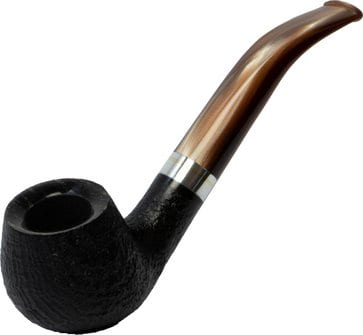 Pfeife Cesare Barontini "Elevato"schwarz sandgestr.,Rg.Acryl 440545