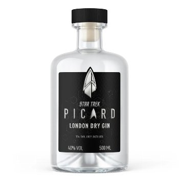 V-SINNE Schwarzwald Gin Star Trek Picard Earl Grey – 40% Vol. mit Glas 83139