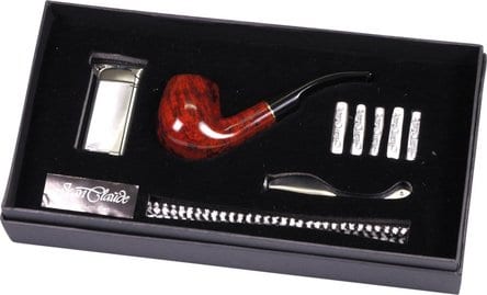 JEAN CLAUDE "Premium Set" gebogen rotbraun Acrylmundstueck 409794