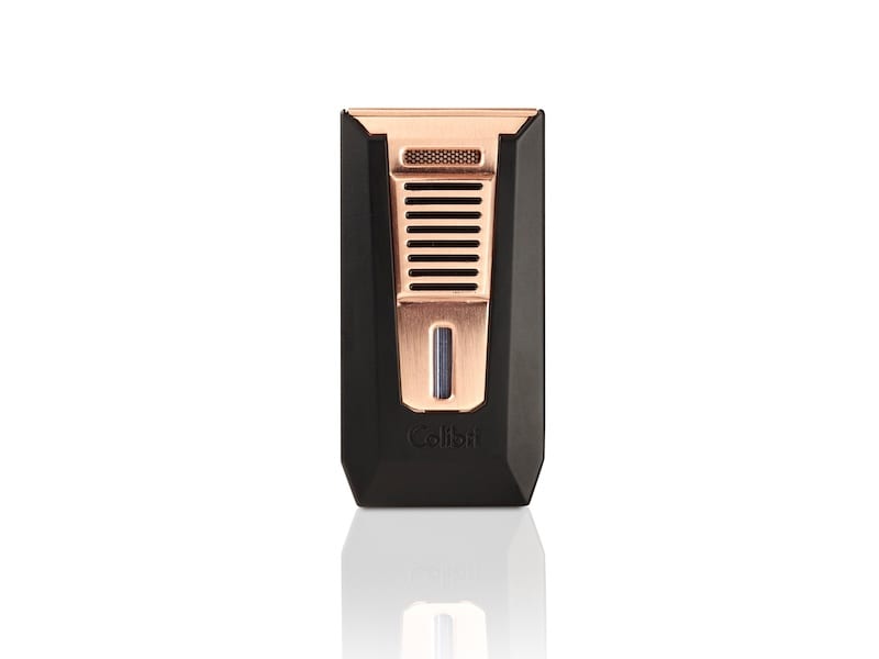 COLIBRI Zigarren-Feuerzeug "Slide II" schwarz matt/rosegold 295083