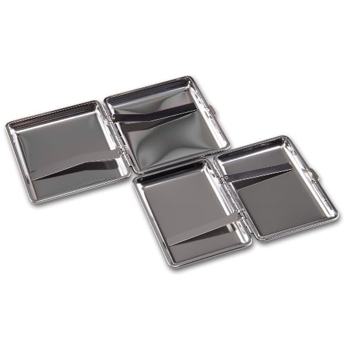Zigarettenetui Metall 1er / 20er CHAMP silber 35570