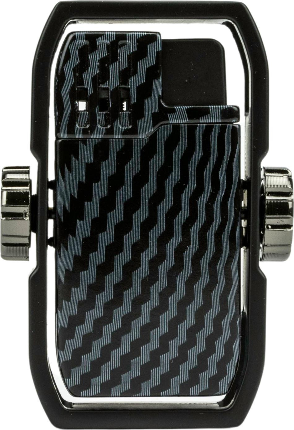 PASSATORE Jet Zigarrenfeuerzeug "Duke" Carbon Finish/schwarz 234591