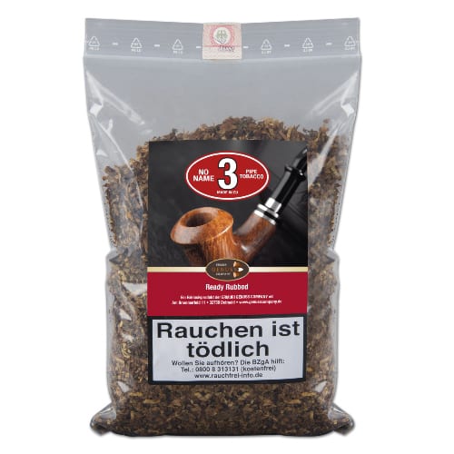 Pfeifentabak NO NAME No 3 Ready Rubbed 250 Gramm 46978