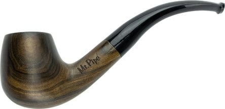 Pfeife "Mr. Pipe"Redwood braun pol. 9mm, ohne Ring, KS-Munds 401753