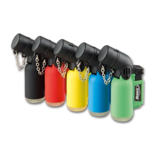 Feuerzeug Jet 2-fach ATOMIC Tankboy Rubber blaue Flamme sortiert SW85181