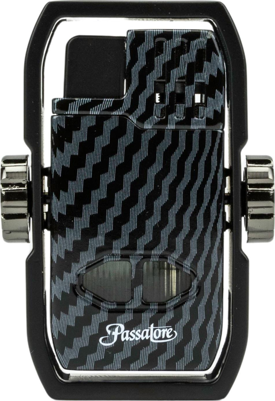 PASSATORE Jet Zigarrenfeuerzeug "Duke" Carbon Finish/schwarz 234591