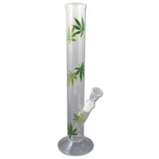 Bong Glas Multi Leaf gruen 40 cm 45 mm Schliff 18,8 mm 21763