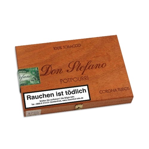 Don Stefano Corona Tubos Sumatra Potpourri Fein Dezent Pikant 10 Zigarren 22682