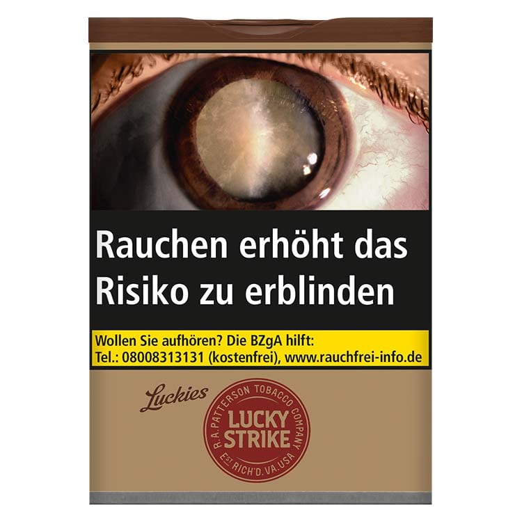 DOSE Lucky Strike Zigarettentabak USA Red (Braun) Volumen 61 Gramm SW11894