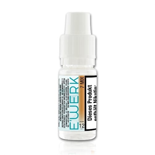 E-Liquid E'Werk 7 Mix 12 mg/ml Flasche 10 ml 95739