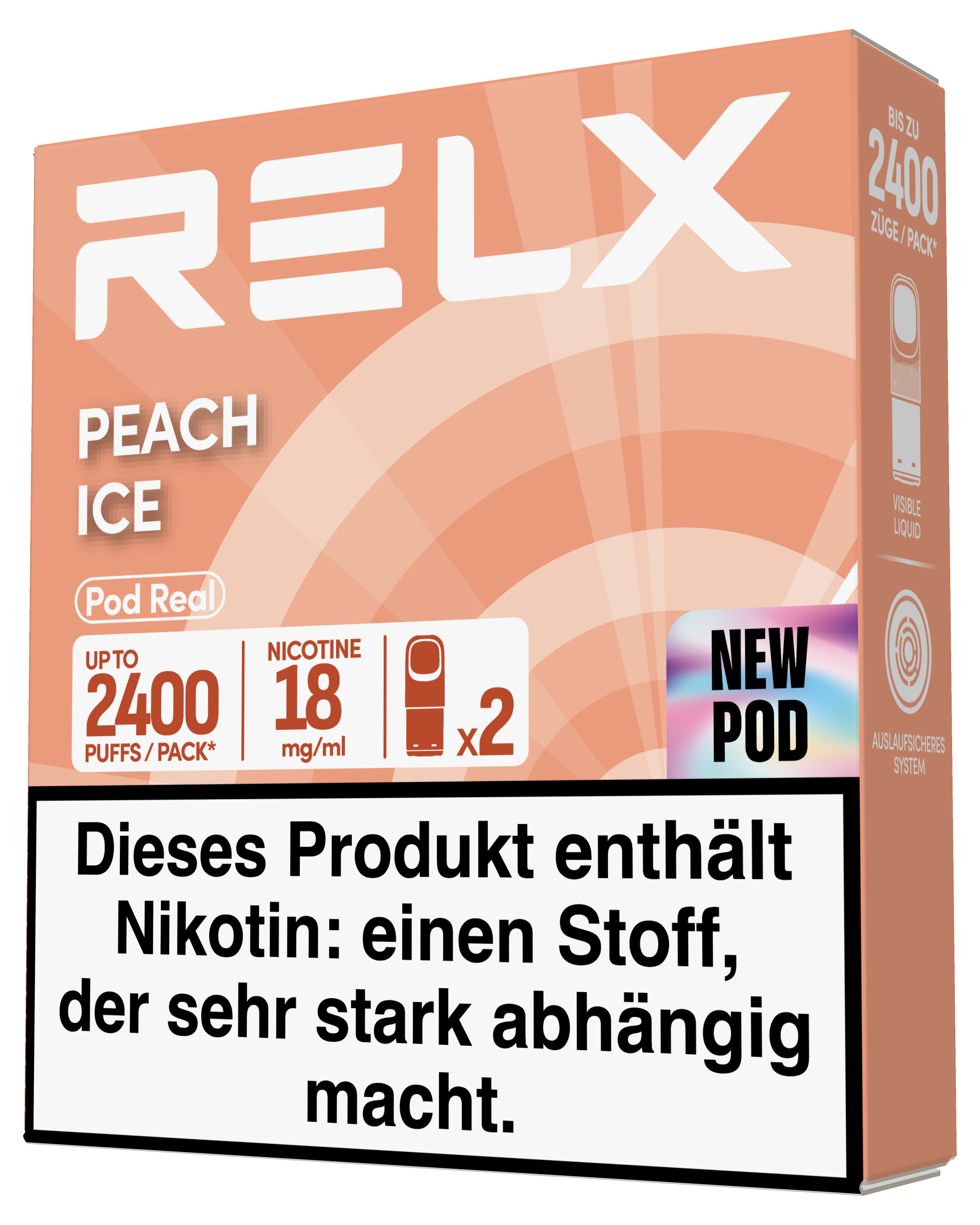 RELX Pod Real Peach Ice 18 mg/ml