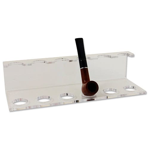 Pfeifenständer für sechs Pfeifen aus Acryl in transparent 6214
