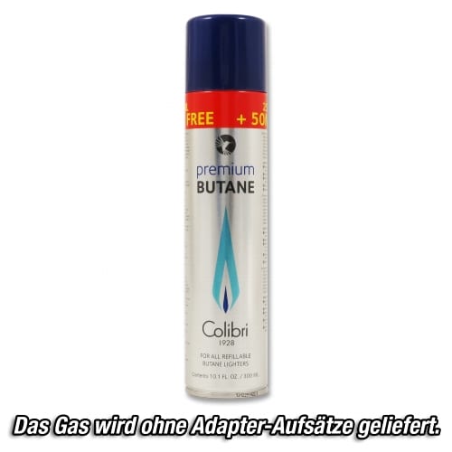 Feuerzeuggas Original Colibri Premium Butane zum Nachfüllen in Gastanks 300 ml SW11243