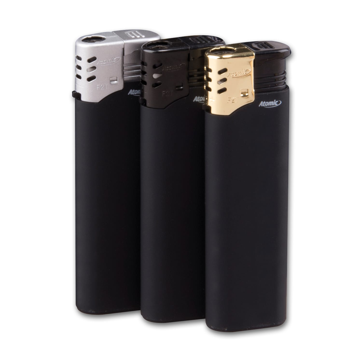 FeuerzeugEw Turbo ATOMIC CR Black Li 31763