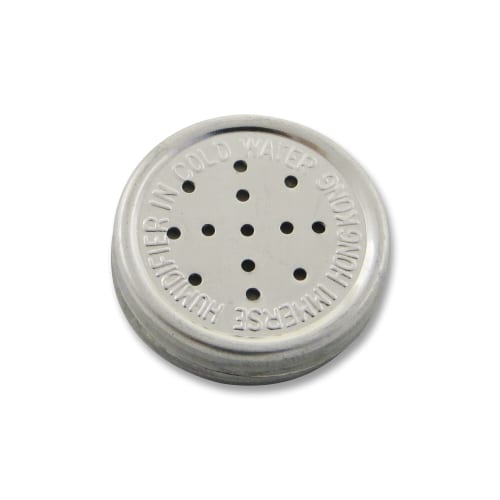 Tabakbefeuchter Humydrole aus Aluminium in silber SW12535