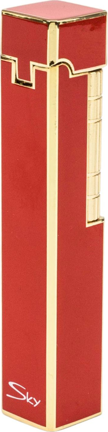 SKY Feuerzeug "Iconic" rot/gold  Sz 235821