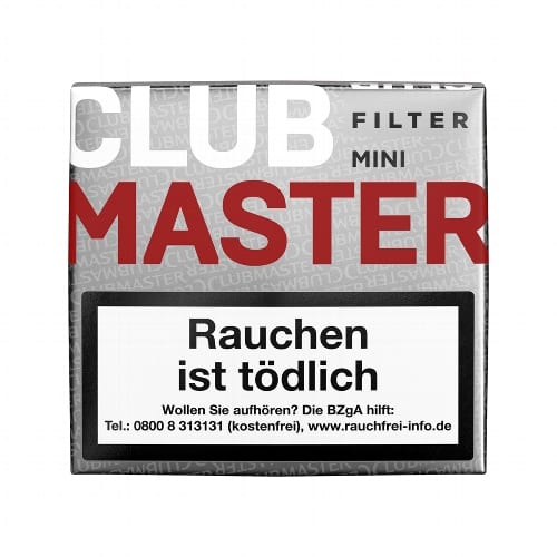 Clubmaster Mini Red Filter 20 Zigarillos MIT FILTER! 85382