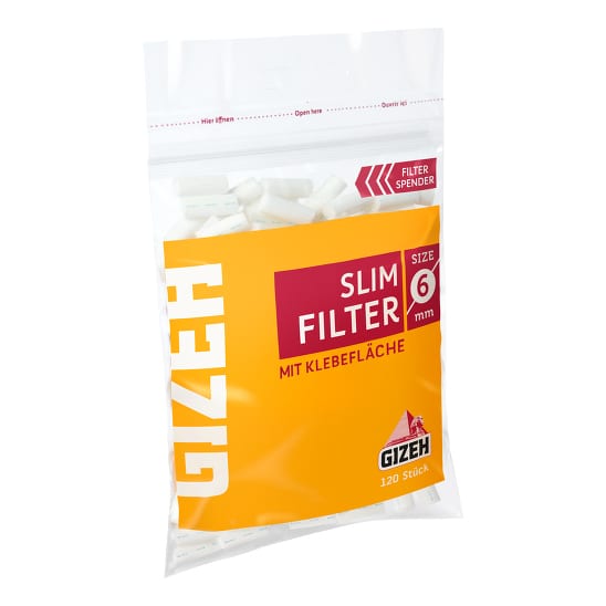 Zigarettenfilter Gizeh Slim 1 Beutel à 120 Filter