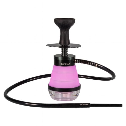 Shisha SHISTAR Outdoor Lila 31cm hoch 1 Anschluss 35262