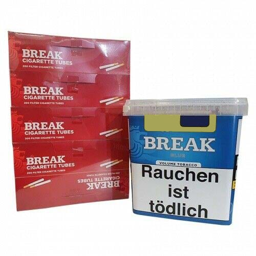 1 x Eimer BREAK Blue 195 Gramm & 1000 Break Hülsen SW13188