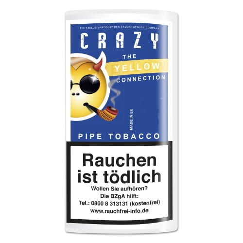Pfeifentabak Crazy The Yellow Connection 50 Gramm 3842