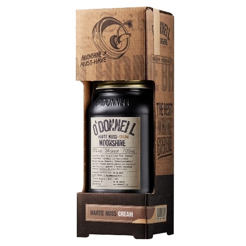 Likör O'DONNELL MOONSHINE Harte Nuss Cream 17% Vol. mit Ausgießer 47727