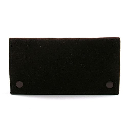 Tabaktasche für Feinschnittpäckchen aus Wildleder in dunkelbraun 10834