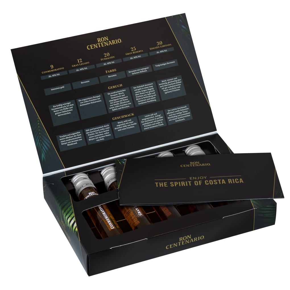 Rum CENTENARIO Tasting Set 5 x 50 ml 36071