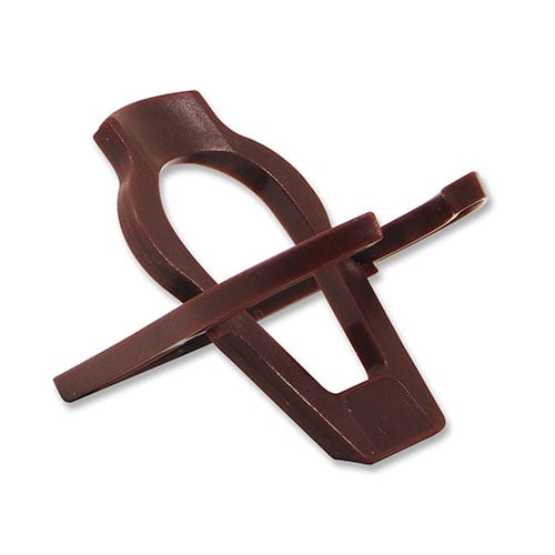 Pfeifenständer für eine Pfeife aus Kunststoff in dunkelbraun 8404