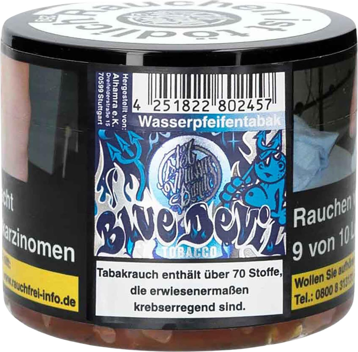 WP-Tabak 187 Tobacco "Blue Devil" 25gr-Dose 932006