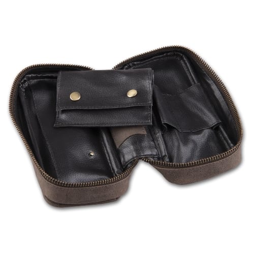 Pfeifentasche 2er Leder RATTRAY´S Peat braun Nr.1 Vortasche 46761