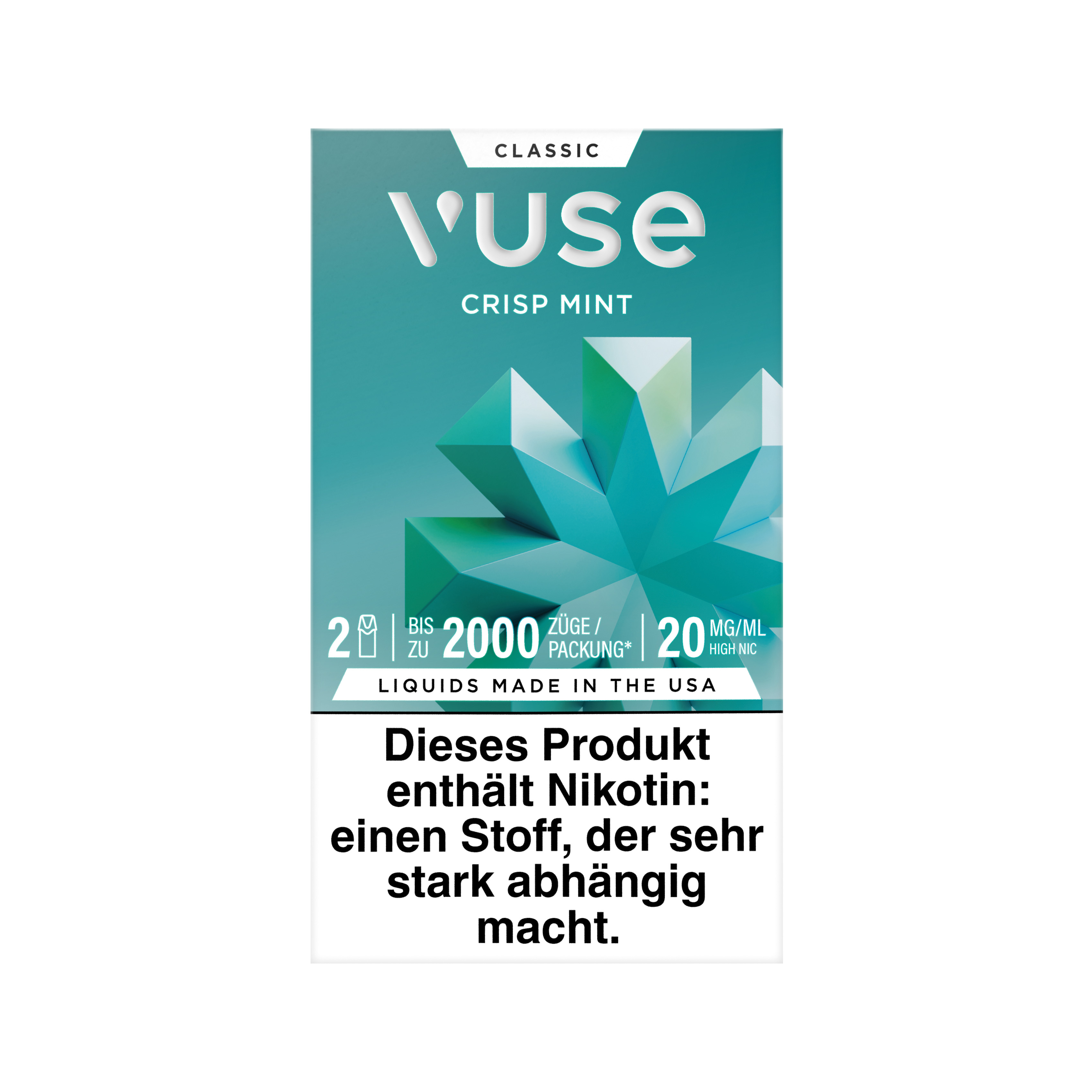 E-Zigarette VUSE Pro Crisp Mint 20 mg SW34166