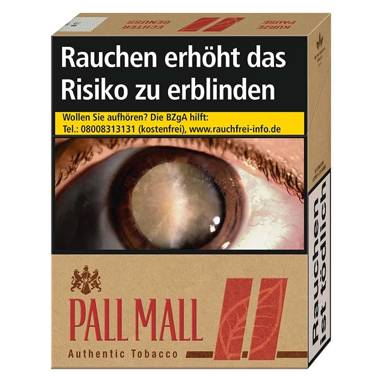 Pall Mall Zigaretten Authentic Red XXL SW80404