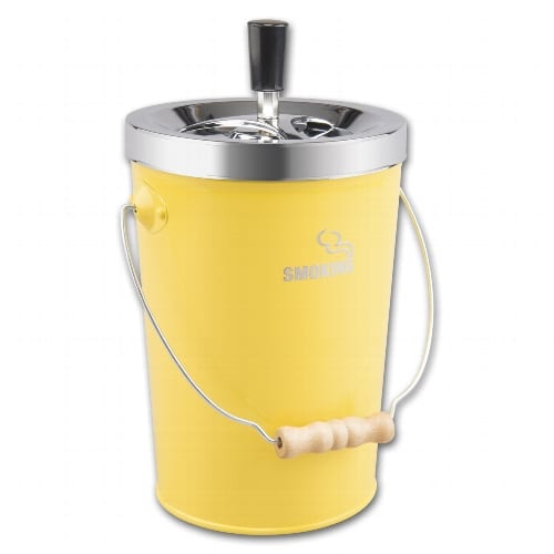 Schleuderascher Kübel gelb 14 cm Durchmesser/20cm hoch 90743