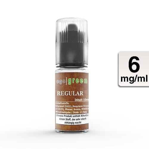 E-Liquid EGO GREEN Regular Tobacco 6 mg 96314