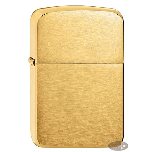 Feuerzeug Zippo Replica 1941 aus Messing gebürstet in gold matt 64815