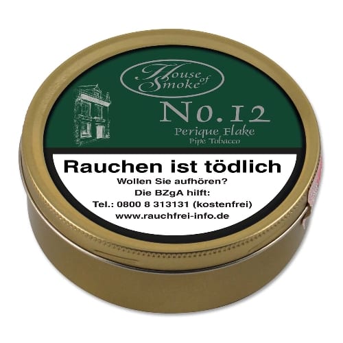 Pfeifentabak House of Smoke No.12 Perique Flake 50 Gramm 74361