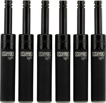 Clipper Mini-Anzuender Soft Touch All Black11cm PZ Z 285550